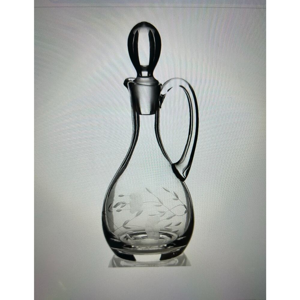 Princess House Cruet with handle & stopper (set of 2)